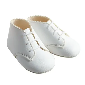 White Matte Soft Sole Booties